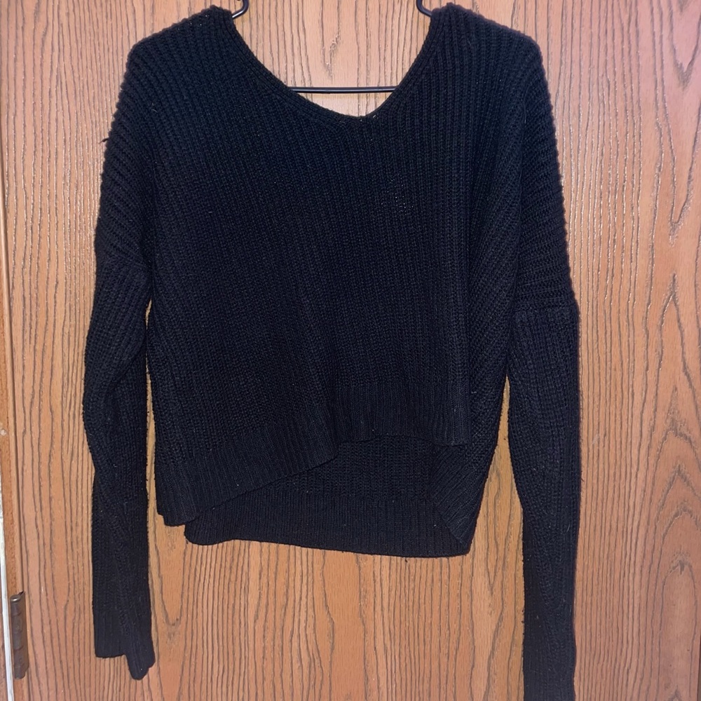 Black sweater!